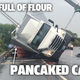 Illustration for article titled Big Rig Full Of Flour Tips And Pancakes Car On National Pancake Day